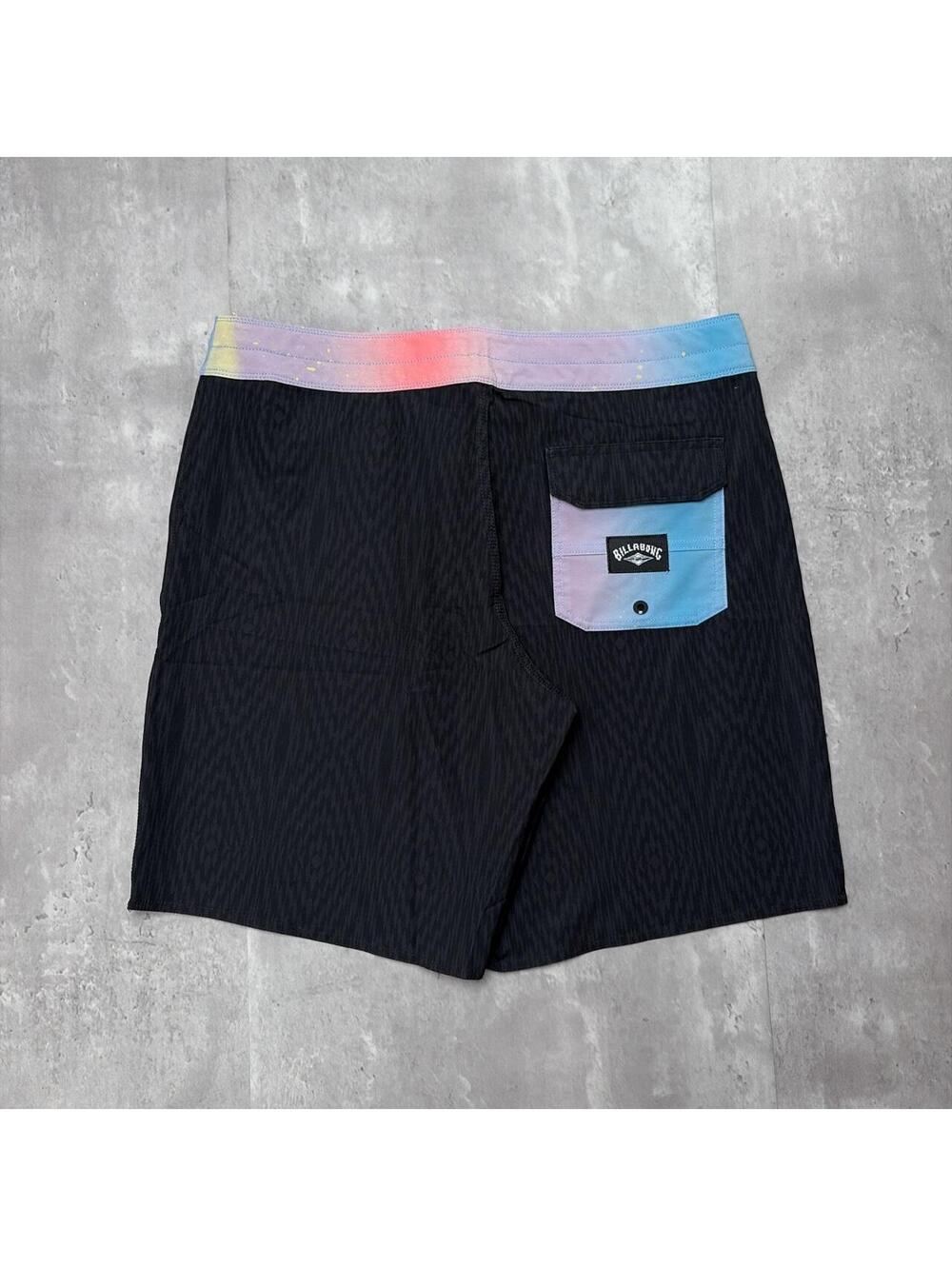Y2K Black Billabong Surf Grunge Baggy Board Shorts